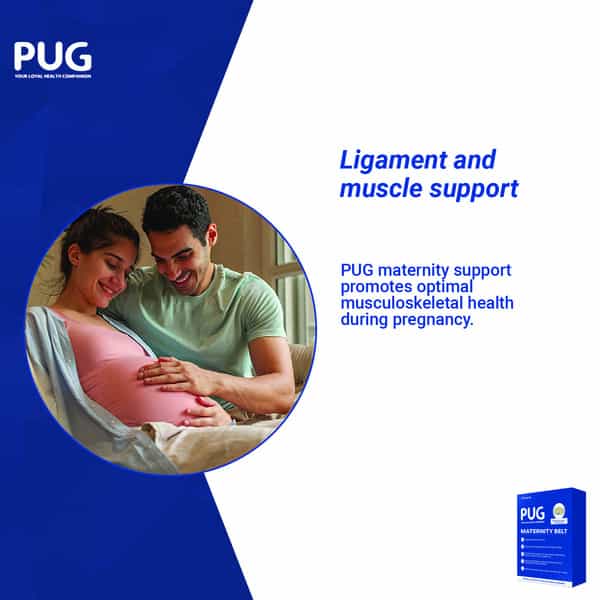 Pug Maternity Support Belt Ergonomically Designed For Indian Mothers Pack Of 1