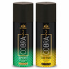 St.john Cobra Sport & Day Time 150Ml Each Deodorant For Men Pack Of 2