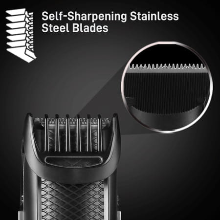 Syska Ht200 Pro Runtime: 45 Min Trimmer For Men (Black)