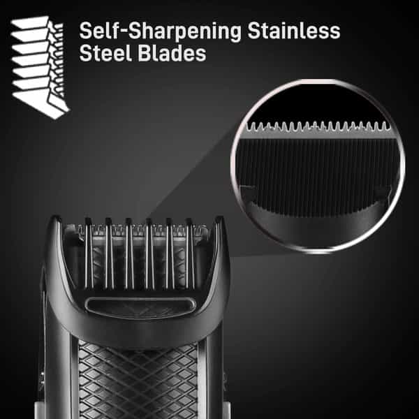 Syska Ht200 Pro Runtime: 45 Min Trimmer For Men (Black)