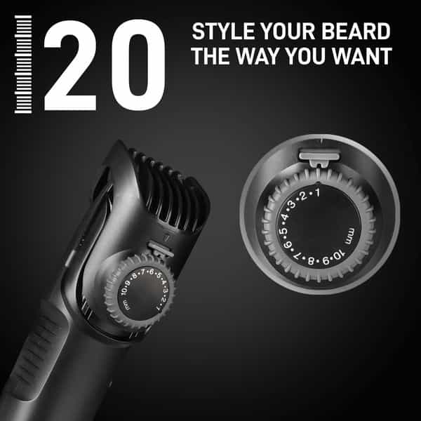 Syska Ht200 Pro Runtime: 45 Min Trimmer For Men (Black)