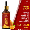 Newish Orange Essential Oil For Face Skin Aroma Diffuser Cold Pressed 30Ml