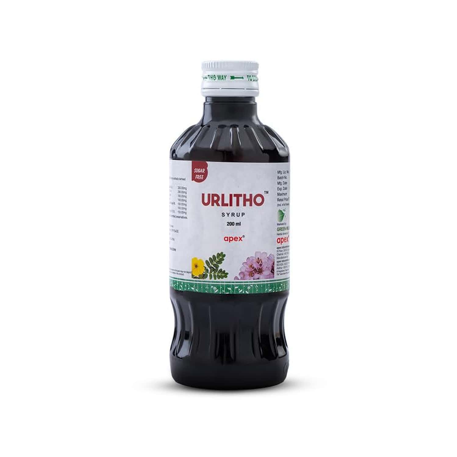Green Milk Urlitho Syrup | Herbal Renal Tonic For Kidney & Urinary Wellness Support | 200 Ml