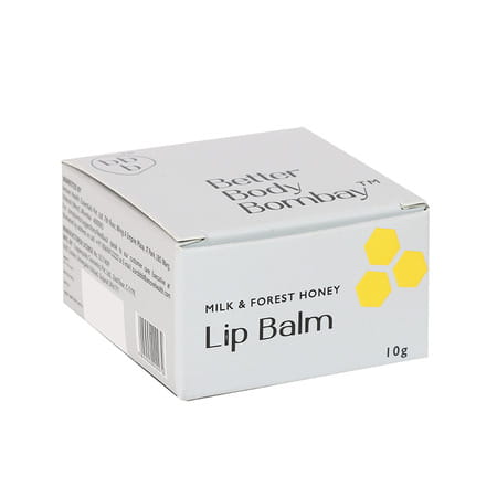 Bbb Better Body Bombay Milk & Forest Honey Lip Balm | For Dry | Cracked Lips (10gms)
