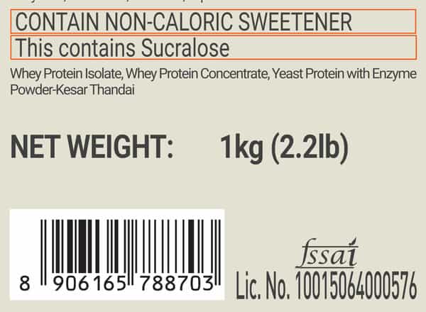 Fuelone Whey Max (Kesar Thandai | 1Kg) 27G Protein | Whey Protein Concentrate
