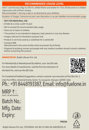 Fuelone Whey Max (Kesar Thandai | 1Kg) 27G Protein | Whey Protein Concentrate