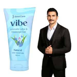 Bold Care Vibe Natural - Personal Lubricant For Men And Women - Water Based Lube - 100 Ml