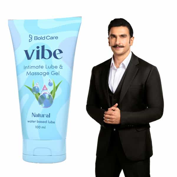 Bold Care Vibe Natural - Personal Lubricant For Men And Women - Water Based Lube - 100 Ml
