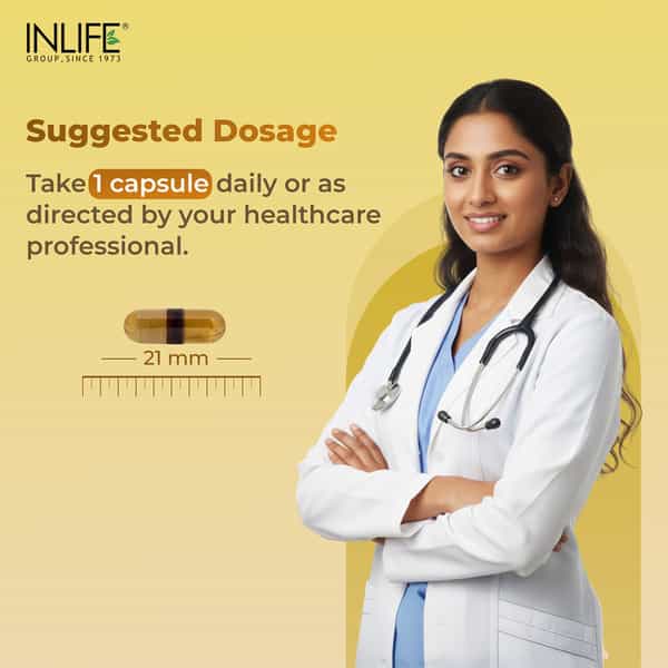 Inlife Black Seed Oil 500Mg For Immunity Skin & Hair Health - 60 Capsules