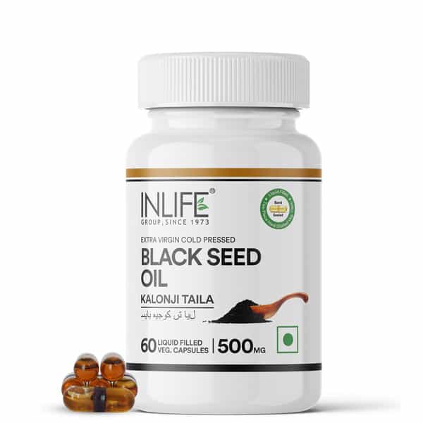 Inlife Black Seed Oil 500Mg Capsule 60