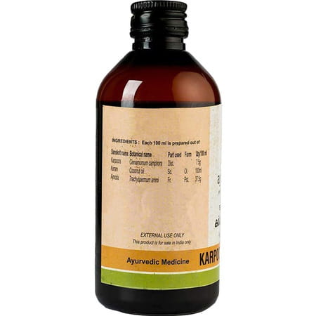 Kerala Ayurveda Karpooradi Thailam (200 Ml) X Pack Of 4 (800 Ml)
