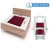 Luvlap Instadry Extra Absorbent Rubber Dry Sheet Bed Protector Maroon 0M+ Large 100 X140cm