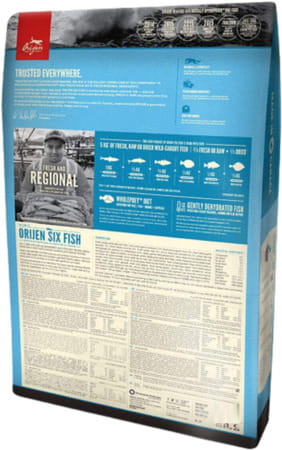 Orijen Six Fish Dry Dog Food | Grain Free And Chicken Free Dog Food | 11.4 Kg | All Life Stages