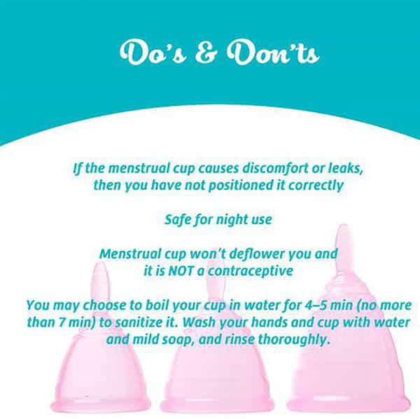 Sannap Fda Approved Reusable Menstrual Cup With Medical Grade Silicone Large (Pink)