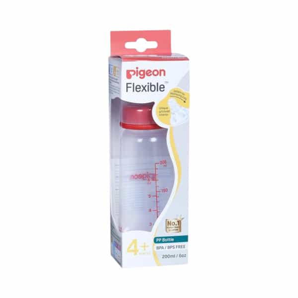 Pigeon Flexible With Square Base Pp Bottle 200 Ml
