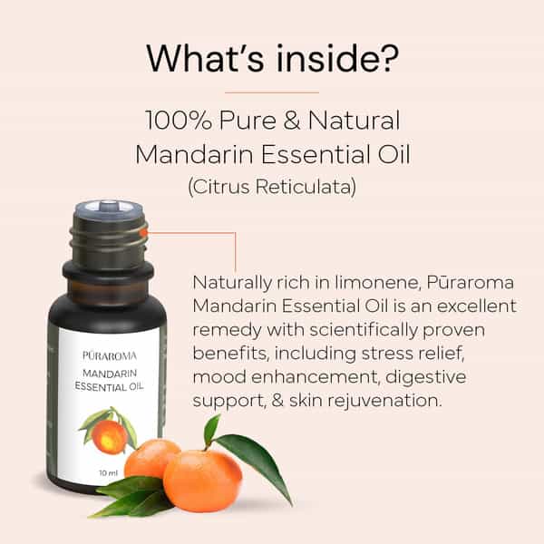 Puraroma Mandarin Essential Oil - 10 Ml