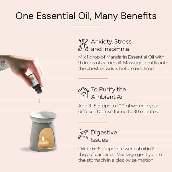 Puraroma Mandarin Essential Oil - 10 Ml