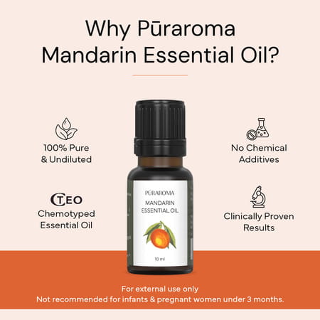 Puraroma Mandarin Essential Oil - 10 Ml