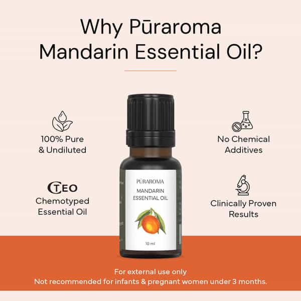 Puraroma Mandarin Essential Oil - 10 Ml
