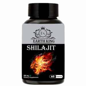 Earth King Shilajit/shilajeet Capsule Supports Energy & Energy - 500mg 60 Capsules (pack Of 1)