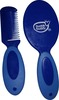 Buddsbuddy Premium Natural Baby Brush & Comb Set 2 Pcs - Blue