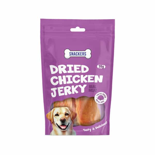 Snackers Dried Chicken Jerky Dog Treats | 70 G Cl