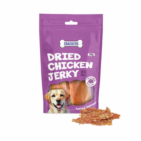 Snackers Dried Chicken Jerky Dog Treats | 70 G Cl