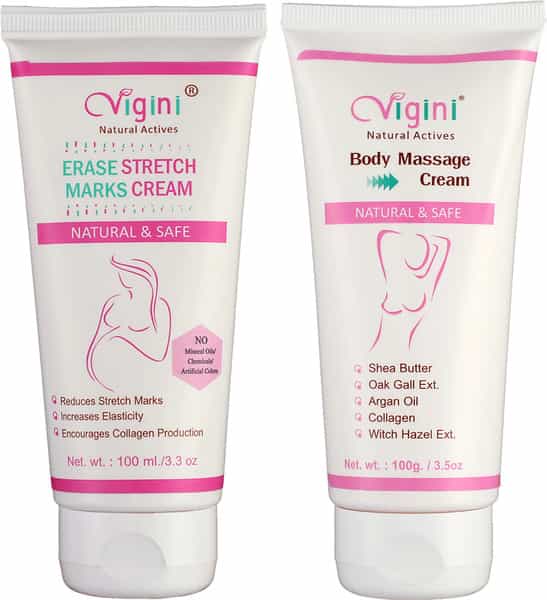 Vigini Stretch Mark Removal Bio Oil Cream & Bust Breast Size Increase Tightening Firming Cream 200Ml