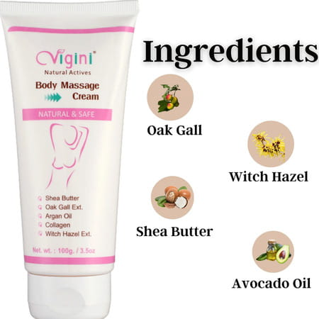 Vigini Stretch Mark Removal Bio Oil Cream & Bust Breast Size Increase Tightening Firming Cream 200ml