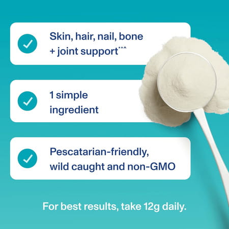 Vital Proteins Marine Collagen Powder | Hydrolyzed | 12G Per Serving | Skin Hair Nails Joints | 413G