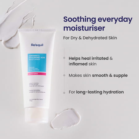 Re'Equil Ceramide & Hyaluronic Acid Moisturiser 100g