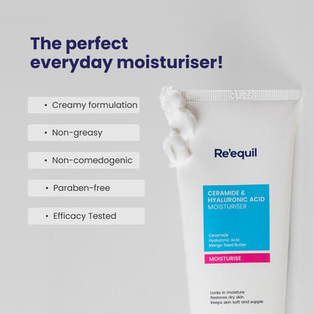 Re'Equil Ceramide & Hyaluronic Acid Moisturiser 100g