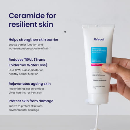 Re'Equil Ceramide & Hyaluronic Acid Moisturiser 100g