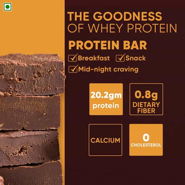 Fitspire Protein Bar - Choco Fudge Flavor 60 Gm | Snack Bar X Pack Of 4