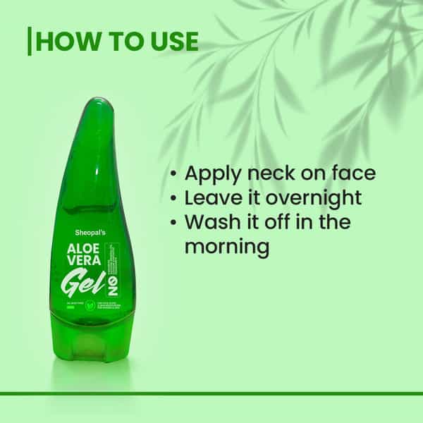 Sheopal's Pure Aloe Vera Gel For Daily Skin & Hair Care | 100Ml