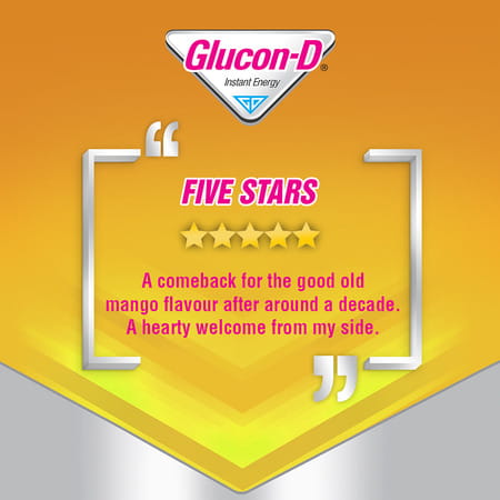 Glucon-D Mango Blast Glucose Powder With 75g+50g Refill