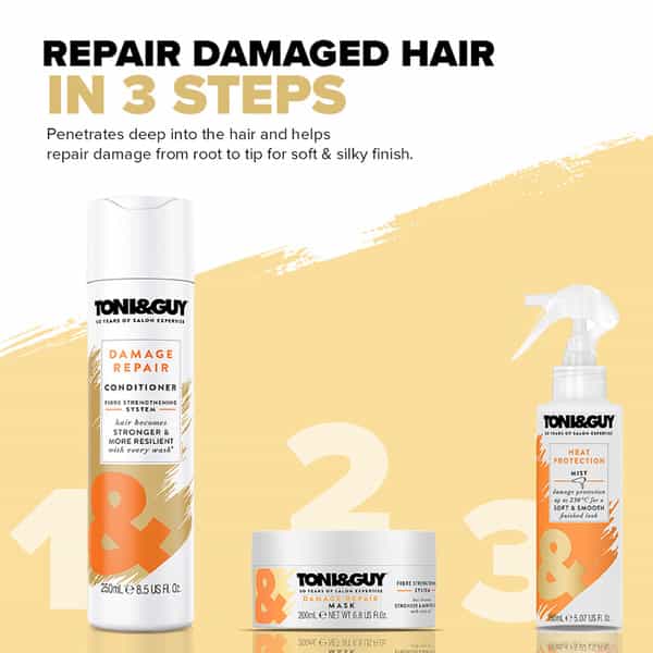 Toni & Guy Damage Repair Hair Mask | Intense Nourishing & Repair Formula | 200Ml