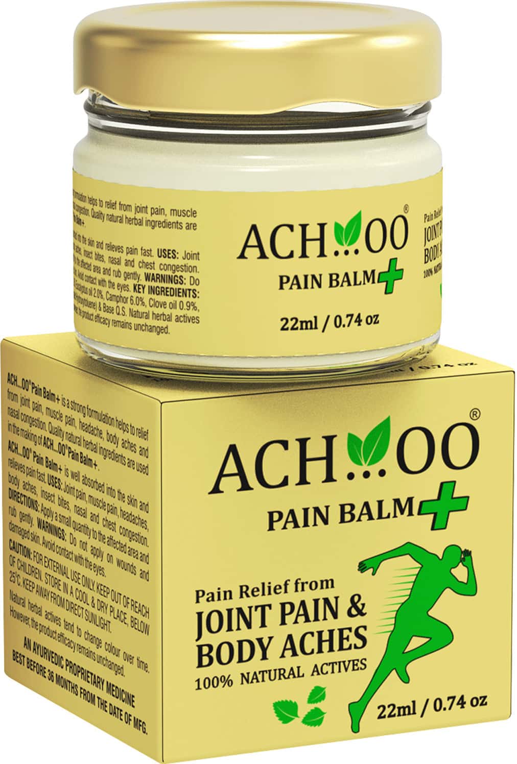 Ach...oo Pain Balm Plus 22ml