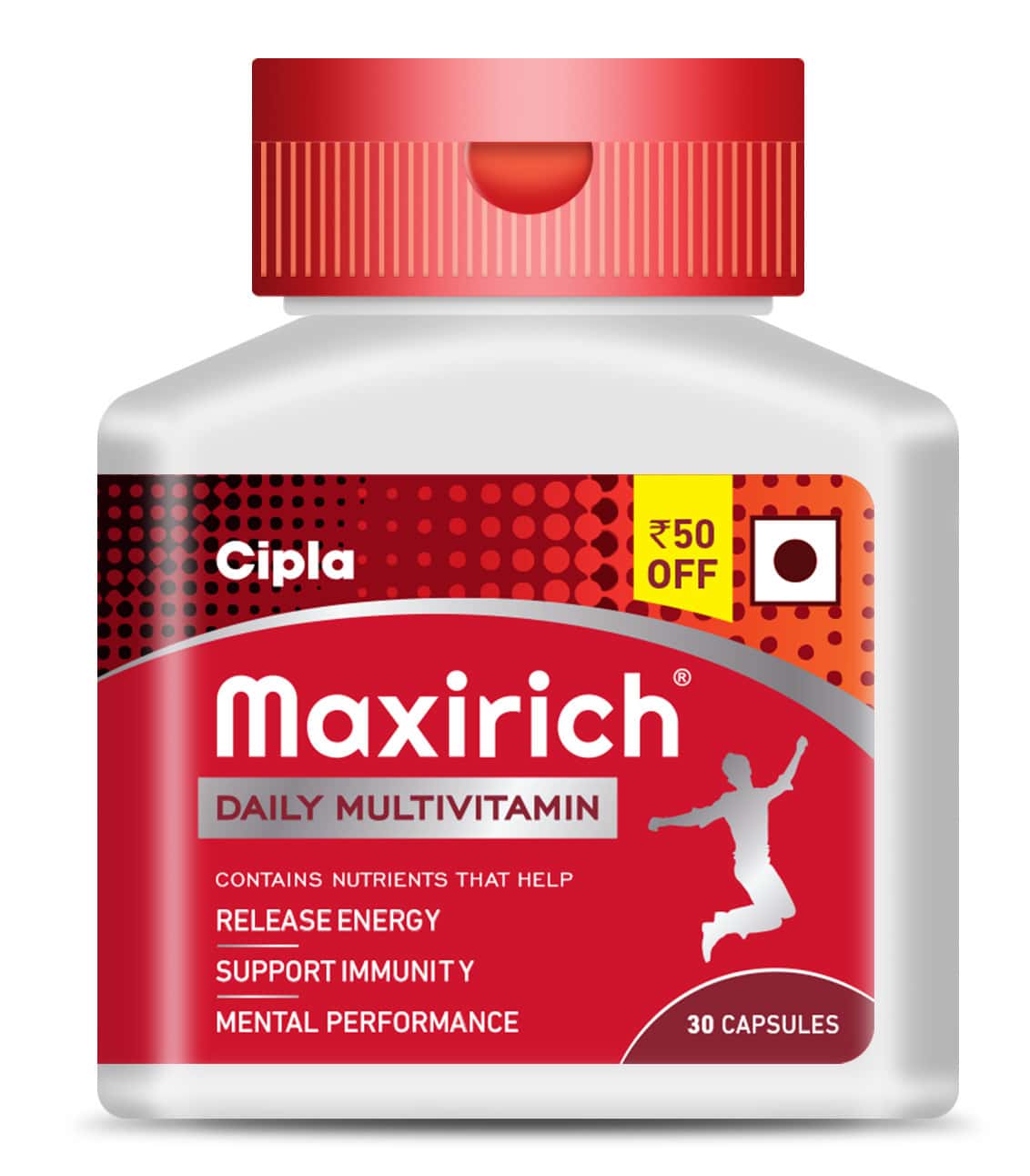 Buy Cipla Maxirich Multivitamin & Minerals Sofgels 30'S Online get