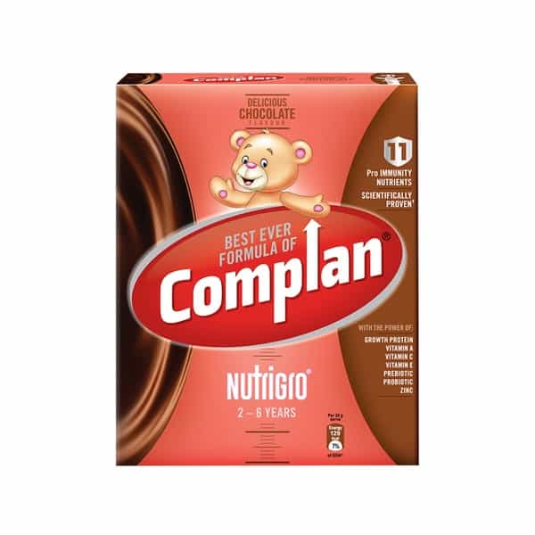 Complan Nutrigro Chocolate Child Nutrition Drink (2 - 6 Years) Box Of 400 G