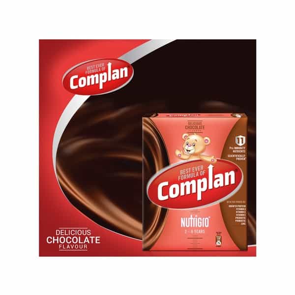 Complan Nutrigro Chocolate Child Nutrition Drink (2 - 6 Years) Box Of 400 G