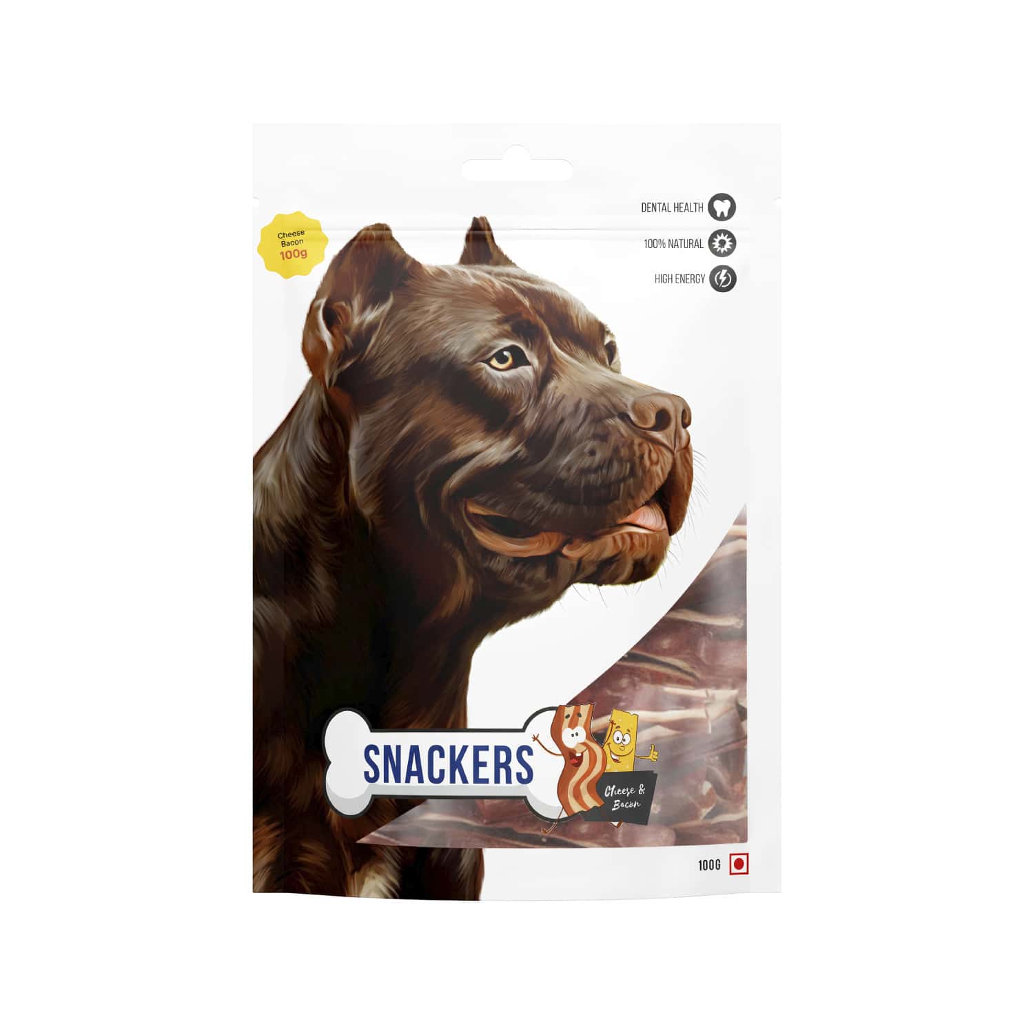 Snackers Cheese Bacon Dog Treats | 100 G