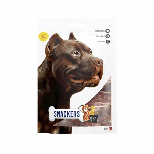 Snackers Cheese Bacon Dog Treats | 100 G