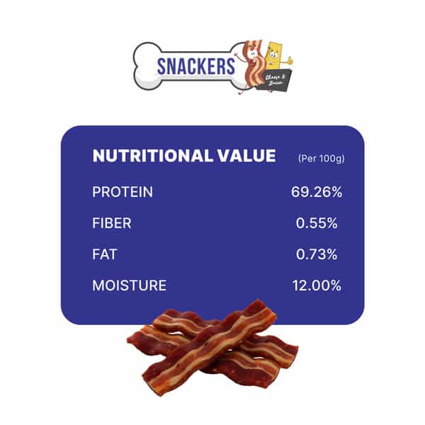 Snackers Cheese Bacon Dog Treats | 100 G