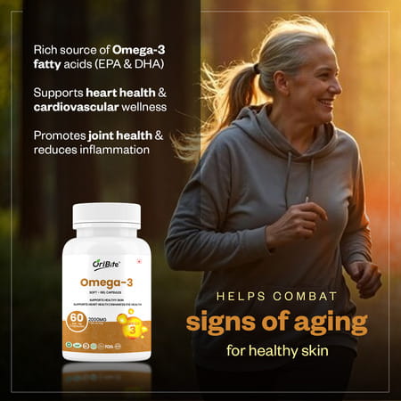 Oribite Omega 3 Fish Oil Capsules For Heart Health 60 Capsules