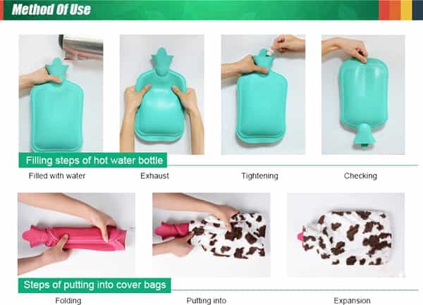 Easycare Hot Water Bag Supper Deluxe - Strong & Leak Free (Capacity 2 Liters) Eco Friendly (Green)