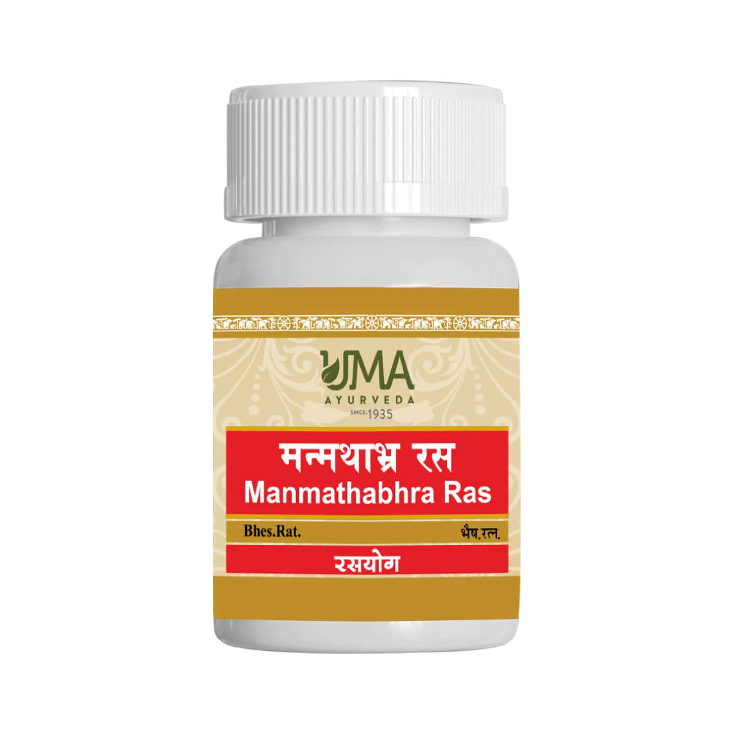 Uma Ayurveda Manmathabhra Ras Ayurvedic Tablets 80 Tab