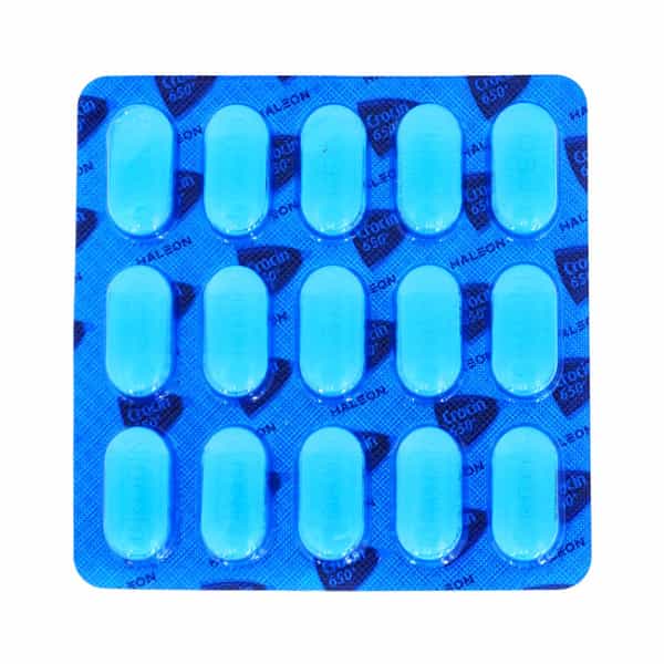Crocin 650Mg Strip Of 15 Tablets
