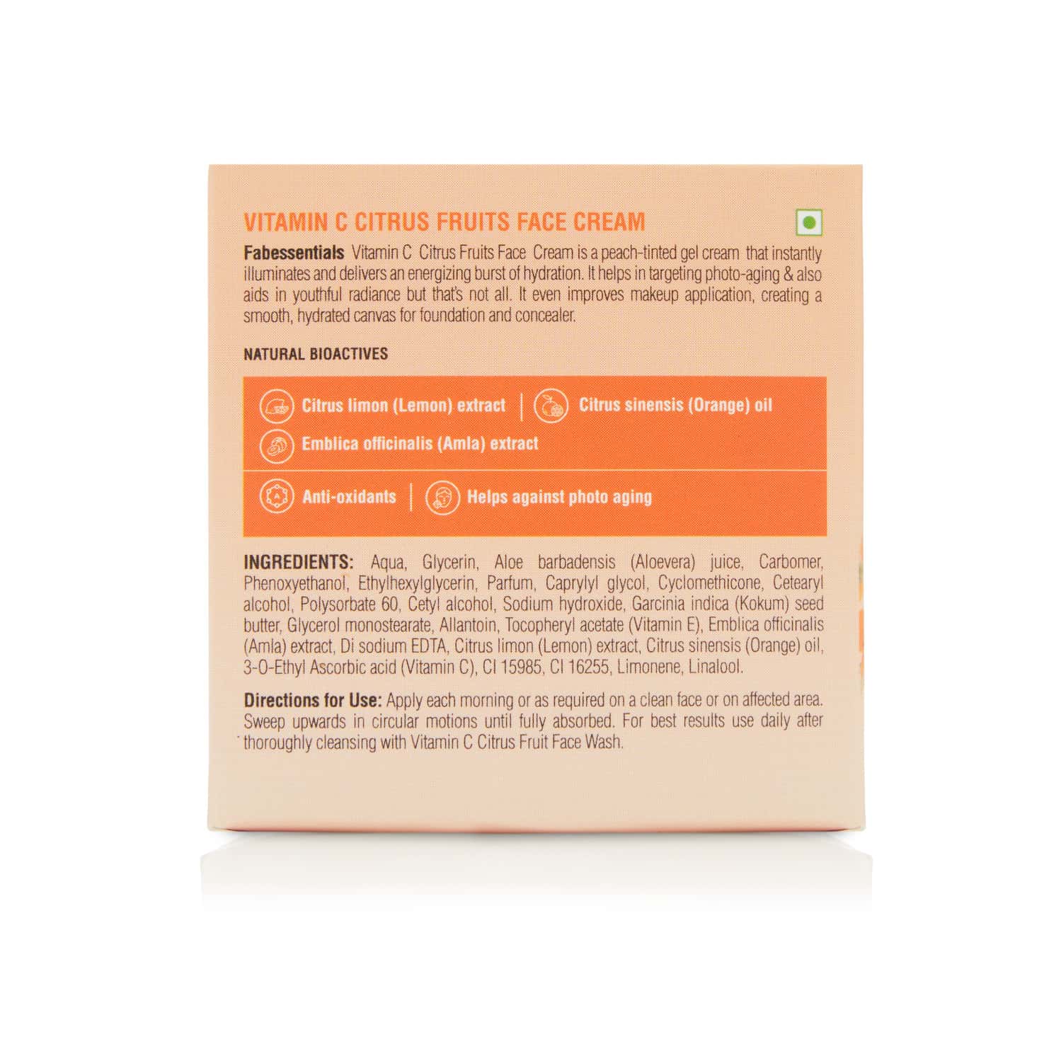 Buy FABESSENTIALS VITAMIN C FACE CREAM 50 GM Online & Get Upto 60 OFF