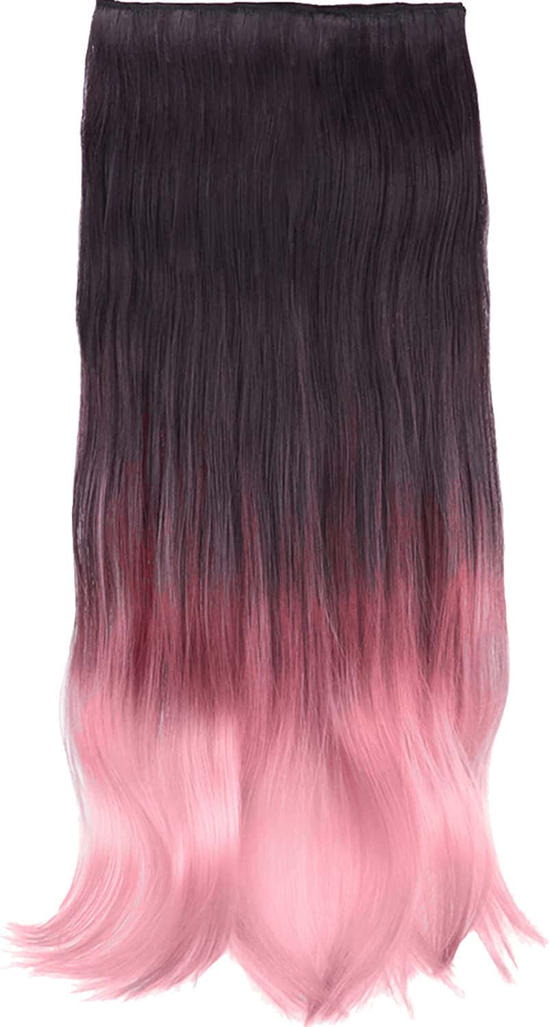 Streak Street Flamingo Pink Ombre Hair Extensions